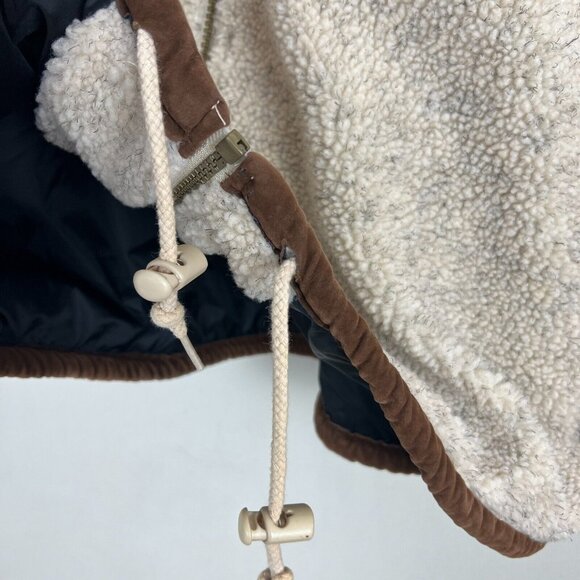 Vail Colorado Fleece Vest Mens XL Full Zip Pockets Cream Vintage - Picture 6 of 14